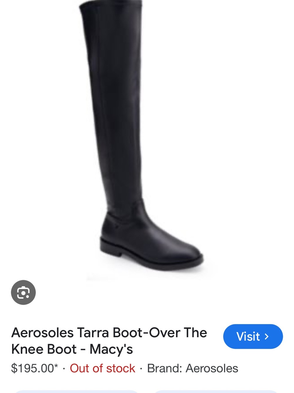 AEROSOLES Black Over the Knee Boots NWOT - Picture 2 of 16